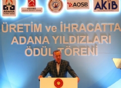 Erdoğan, Adanalı sanayicilerle buluştu