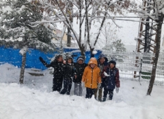  Tufanbeyli'de okullara kar tatili