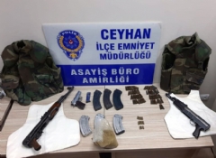 Ceyhan'da silah ve uyuşturucu operasyonu