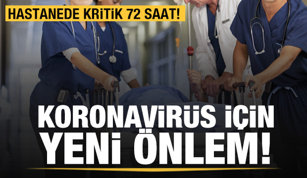 Hastaneler için koronavirüs kararı!