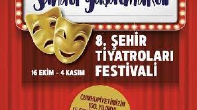 8. Şehir Tiyatroları Festivali Başlıyor