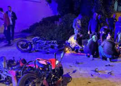 Motosiklet kazasında bir kişi hayatını kaybetti