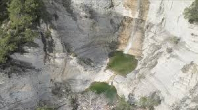 Yağışlardan Sonra Şarlayan Şelalesi Yeniden Akmaya Başladı