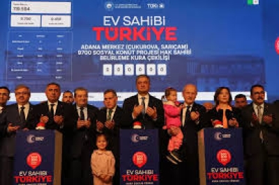 Adana'da Sosyal Konut Kura Çekimi Yapıldı Adana'da Sosyal Konut Kura Çekimi Yapıldı