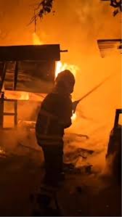 Adana'da Baraka Yangını