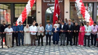 Kozan'da emeklilere özel sosyal tesis