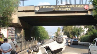 Köprüden Düşen Otomobil Sürücüsü Yaralandı