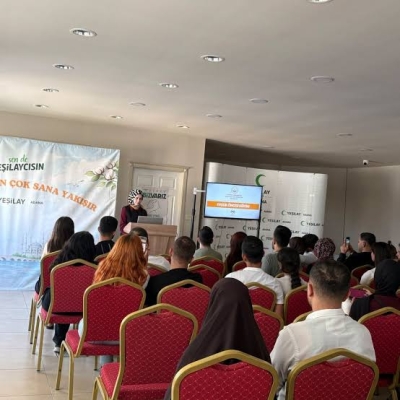 Evlilik kredisi başvurusu yapan çiftlere evlilik öncesi eğitimi verildi
