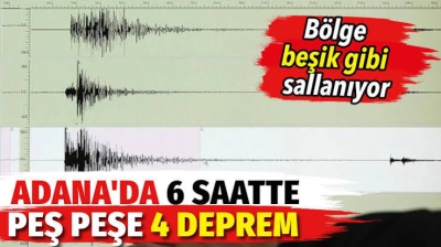 Adana'nın Saimbeyli ilçesi beşik gibi sallanıyor