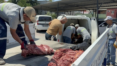 1,5 Ton Tek Tırnaklı Hayvan Eti Ele Geçirildi