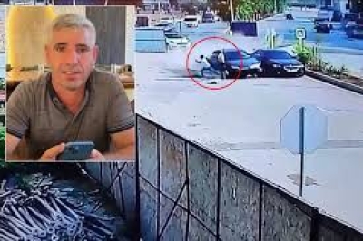 Kendi inşaatını denetlerken yaşamını yitiren müteahhit Şenol'un görüntüleri