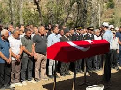 Feke'de vefat eden Kore gazisi son yolculuğuna uğurlandı