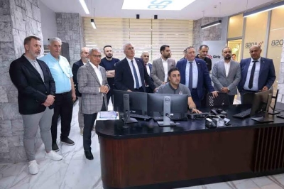KKTC Ekonomi Bakanı AOSB'deydi